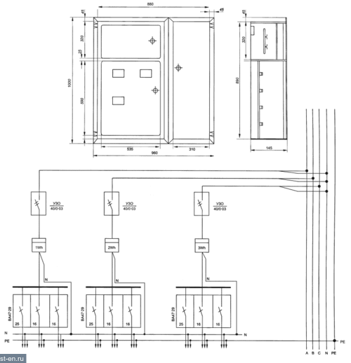 Этажный щиток