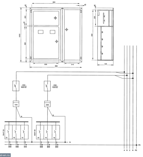 Этажный щиток