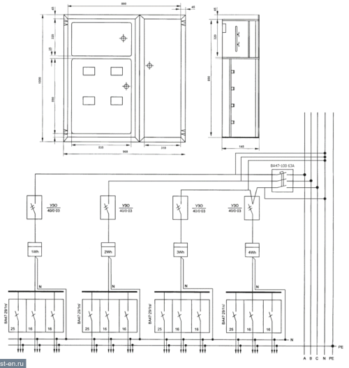 Этажный щиток