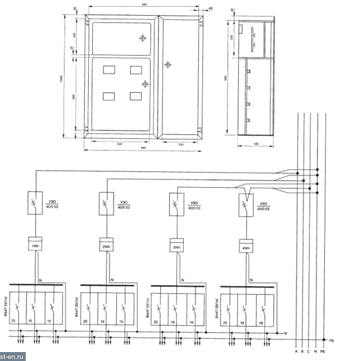 Этажный щиток