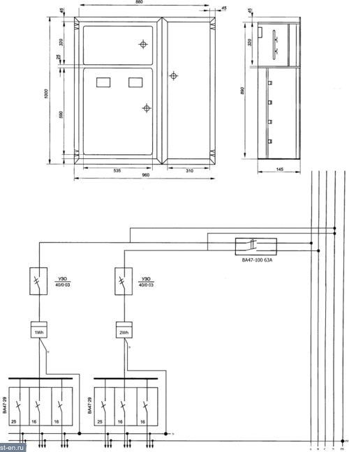 Этажный щиток