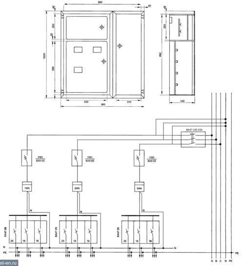 Этажный щиток